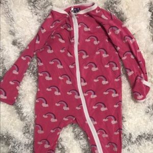 Kickee Pants rainbow footies